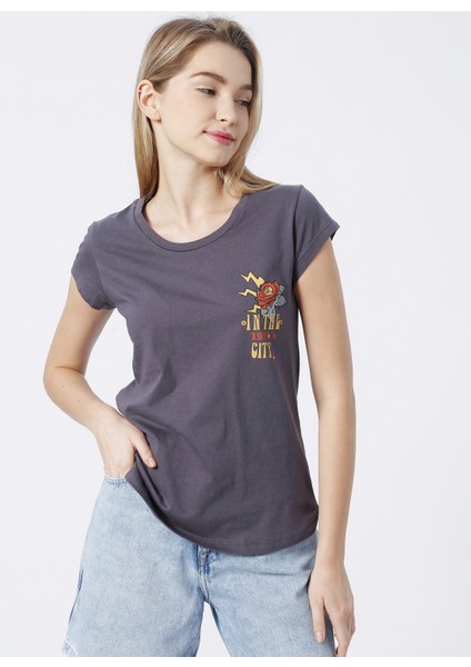 T-Shirt, Xs, Antrasit