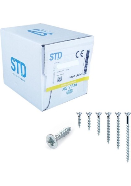 Sunta Vidası 4x50 500 Adet