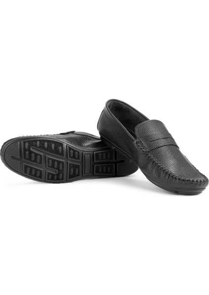 Artsy Hakiki Deri Erkek Günlük Ayakkabı, Rok Loafer Ayakkabı