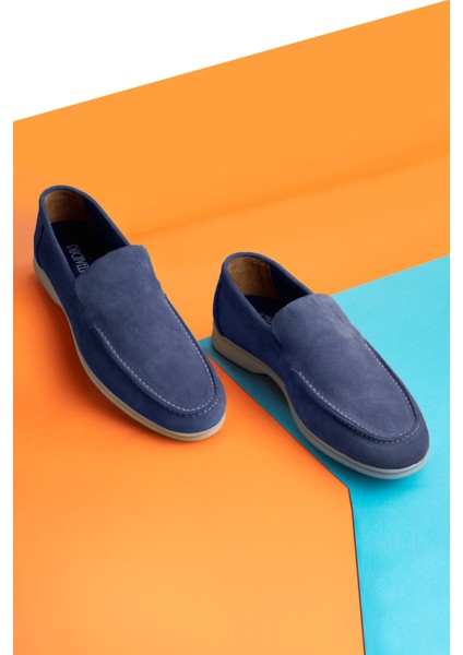 Facile Süet Hakiki Deri Erkek Günlük Ayakkabı Loafer Ayakkabı fırsatları