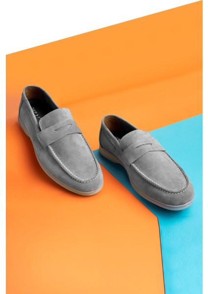 Ante Süet Hakiki Deri Erkek Günlük Ayakkabı Loafer Ayakkabı fırsatları