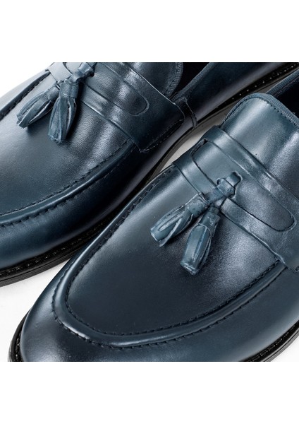 Quaste Hakiki Deri Erkek Klasik Ayakkabı, Loafer Klasik Ayakkabı