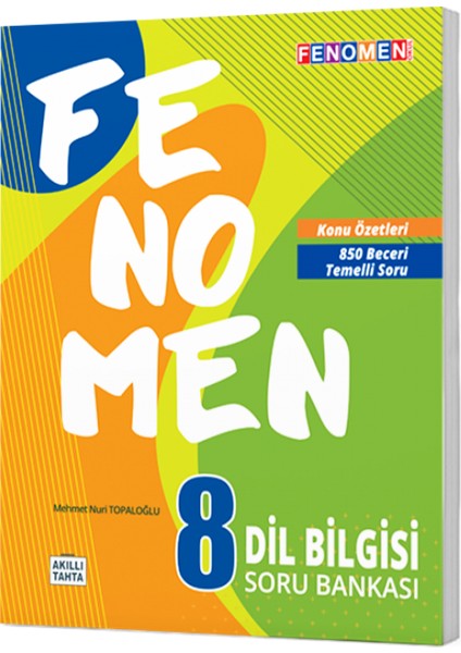 Fenomen Yayıncılık Fenomen 8 Dil Bilgisi Soru Bankası