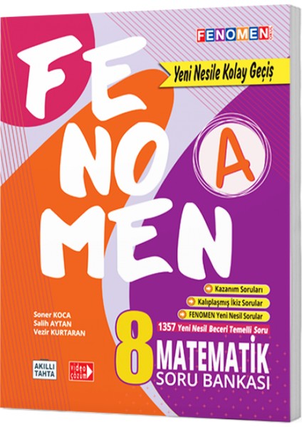 Fenomen 8 Matematik Soru Bankası (A) Yeni Nesile Kolay Geçiş