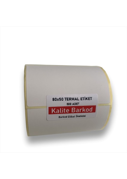 80X50 Termal Etiket | Rulo Barkod Etiketi