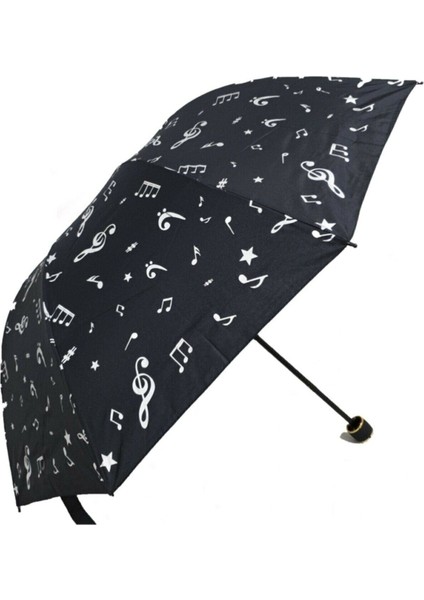 Müzik Notalı Siyah Şemsiye fırsatları