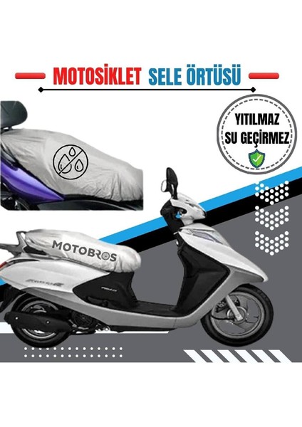 Bisan Sardes 125 Motosiklet Gri Sele Kılıfı Örtüsü BRANDASI 124151