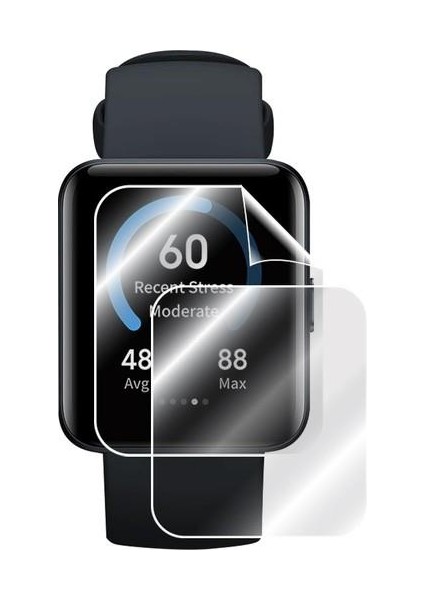 RedECR MOBILE Mi Watch 2 Şeffaf Esnek Nano Ekran Koruyucu Film(2 Adet)