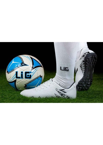 Halı Saha Krampon Erkek Yetişkin Kullanımı İçin Suni Deri Beyaz Ayakkabı fırsatları