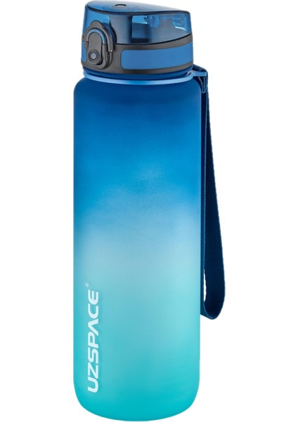 Tritan Matara 1000 ml Mavi Yeşil Çift Renk
