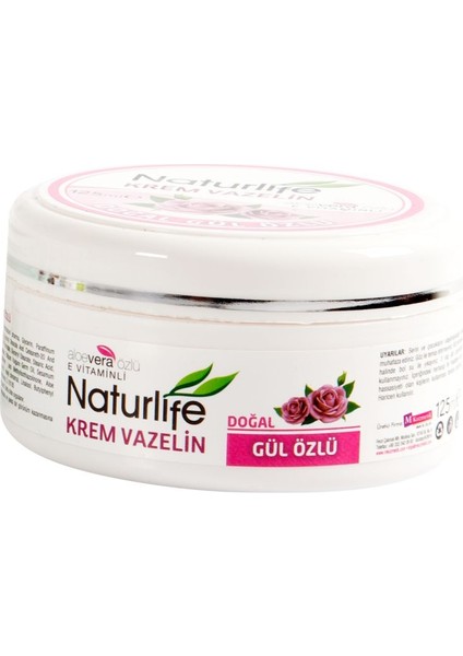 Gül Özlü Vazelin Krem 125 ml