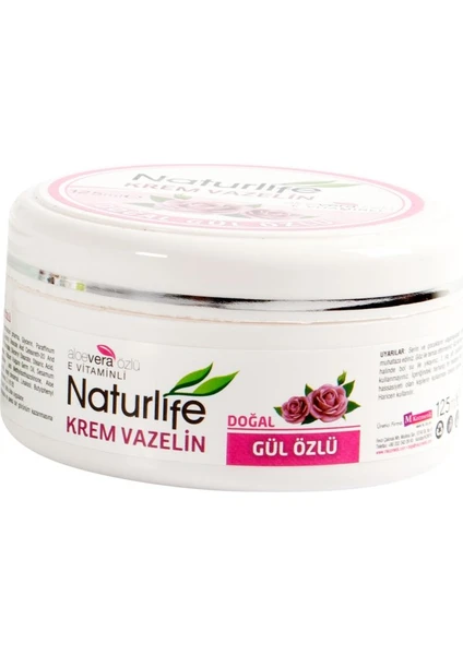 Gül Özlü Vazelin Krem 125 ml