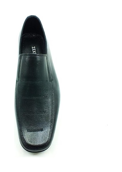 Deri Kösele Erkek Ayakkabı Siyah 06 K-13 modelleri