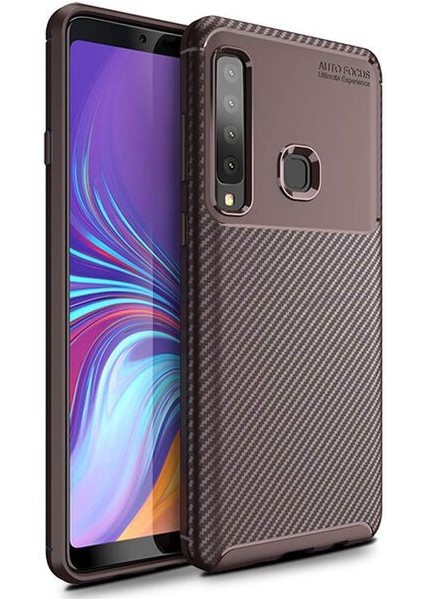 Samsung Galaxy A9 2018 Karbon Görünüm Negro Silikon Kılıf