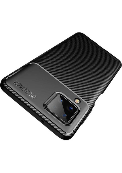 Samsung Galaxy A12 Karbon Görünüm Negro Silikon Kılıf fiyatları