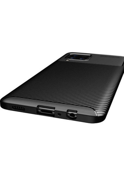 Samsung Galaxy A12 Karbon Görünüm Negro Silikon Kılıf fırsatları