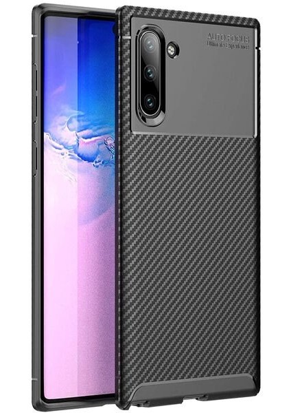 Samsung Galaxy Note 10 Karbon Görünüm Negro Silikon Kılıf
