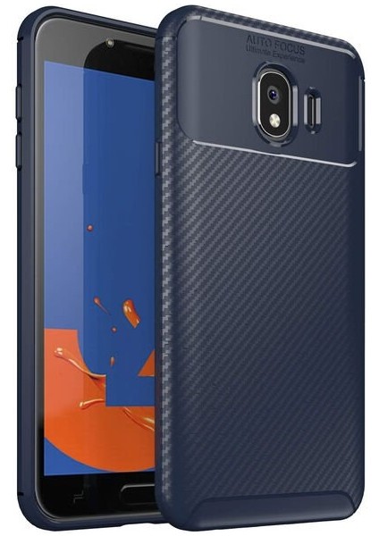 Samsung Galaxy J4 (SM-J400F) Karbon Görünüm Negro Silikon Kılıf