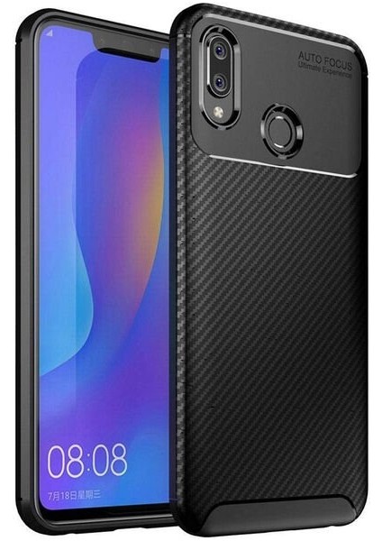 Huawei Honor Play Karbon Görünüm Negro Silikon Kılıf