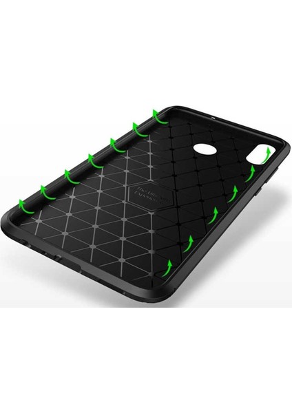 Huawei Honor Play Karbon Görünüm Negro Silikon Kılıf indirimleri