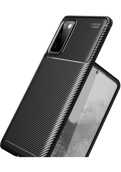 Samsung Galaxy S20 Fe Karbon Görünüm Negro Silikon Kılıf