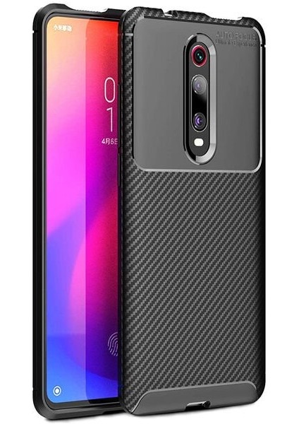 Xiaomi Mi 9t Karbon Görünüm Negro Silikon Kılıf