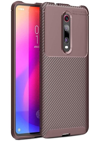 Xiaomi Mi 9t Karbon Görünüm Negro Silikon Kılıf