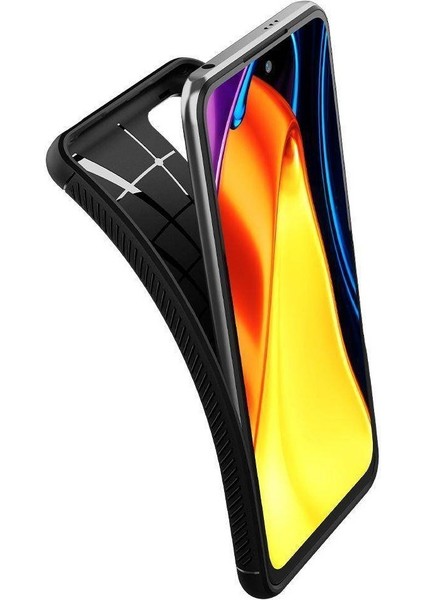 Xiaomi Poco M3 Pro Karbon Görünüm Negro Silikon Kılıf modelleri