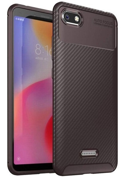 Xiaomi Redmi 6A Karbon Görünüm Negro Silikon Kılıf