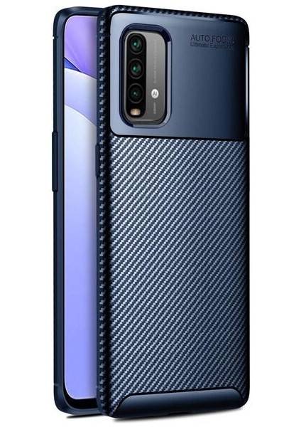 Xiaomi Redmi Note 9 4g Karbon Görünüm Negro Silikon Kılıf