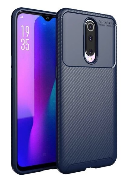 Oppo RX17 Pro Karbon Görünüm Negro Silikon Kılıf