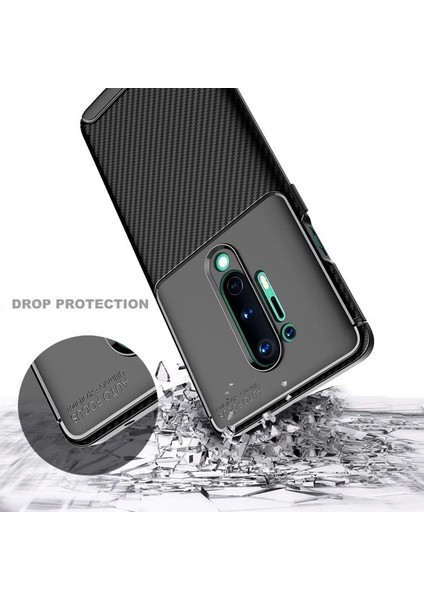 One Plus 8 Pro Karbon Görünüm Negro Silikon Kılıf fiyatları