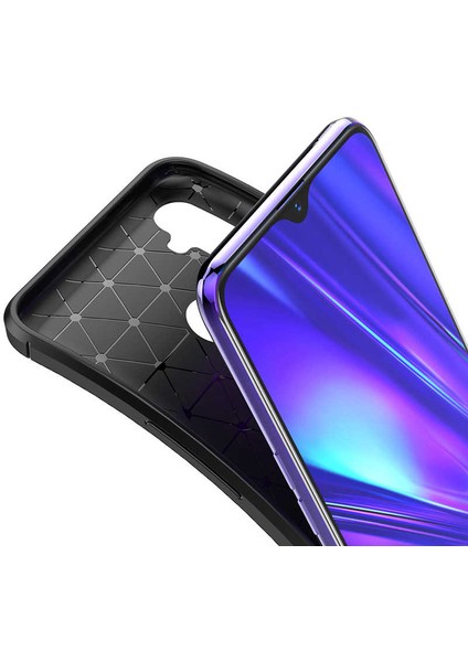 Realme 5i Karbon Görünüm Negro Silikon Kılıf indirimleri