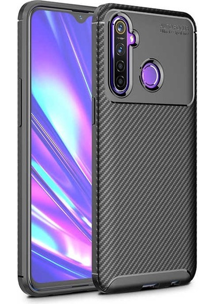 Realme 6i Karbon Görünüm Negro Silikon Kılıf