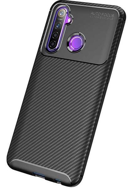 Realme 6i Karbon Görünüm Negro Silikon Kılıf