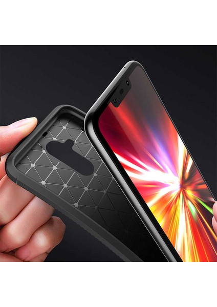 Huawei Mate 20 Lite Karbon Görünüm Negro Silikon Kılıf Ekran Koruyucu indirimleri