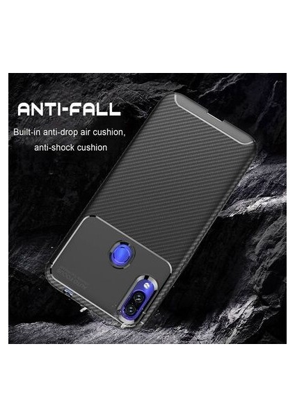 Xiaomi Redmi Note 7 Karbon Görünüm Negro Silikon Kılıf Ekran Koruyucu fırsatları