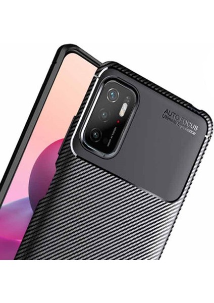 Xiaomi Poco M3 Pro Karbon Görünüm Negro Silikon Kılıf Ekran Koruyucu fırsatları