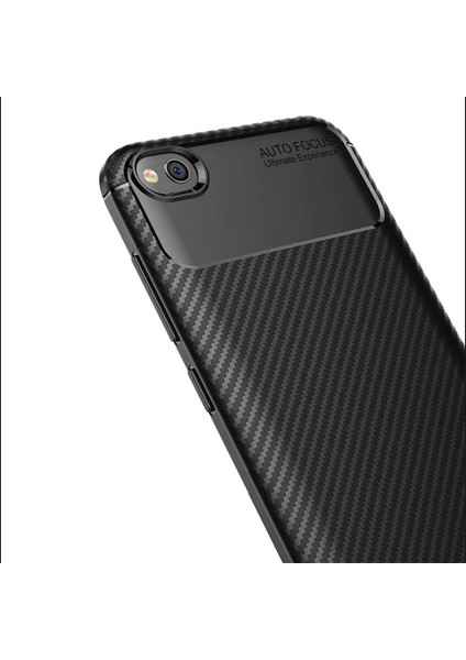 Xiaomi Redmi Go Karbon Görünüm Negro Silikon Kılıf Kırılmaz Ekran Koruyucu fırsatları