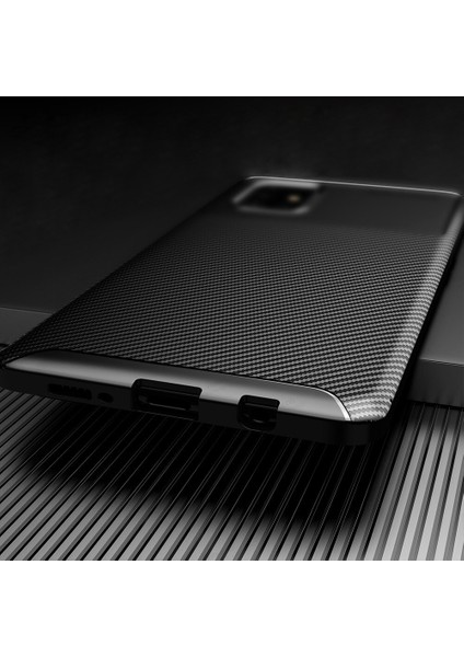 Xiaomi Redmi 9t Karbon Görünüm Negro Silikon Kılıf Ekran Koruyucu fırsatları