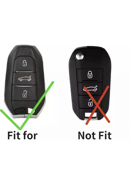 Peugeot 208 308 508 3008 5008 Slikon Anahtar Kılıfı Sustasız Model fiyatları