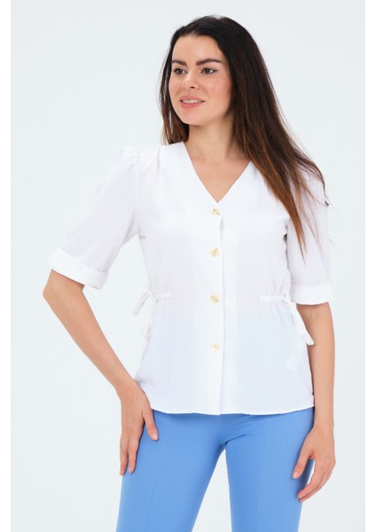 Kısa Kollu Şık Bluz modelleri