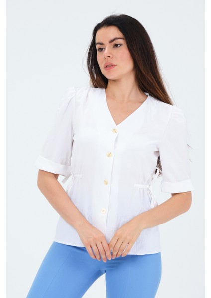 Kısa Kollu Şık Bluz indirimleri