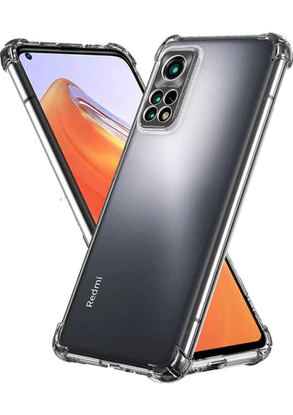 Case World Xiaomi Redmi Note 11 Global ile Uyumlu Kapak Kamera Korumalı Şeffaf Airbag Antishock Köşe Korumalı Silikon ile Uyumlu Kılıf