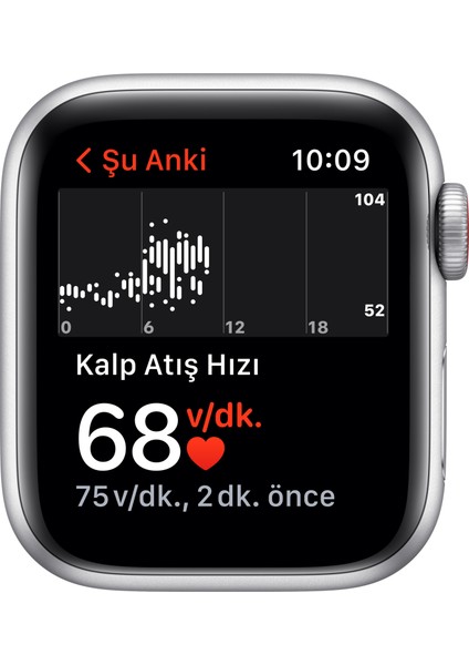 Watch Se Gps + Cellular, 40MM Gümüş Rengi Alüminyum Kasa ve Mavi Spor Kordon - MKQV3TU/A