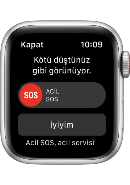 Watch Se Gps + Cellular, 40MM Gümüş Rengi Alüminyum Kasa ve Mavi Spor Kordon - MKQV3TU/A