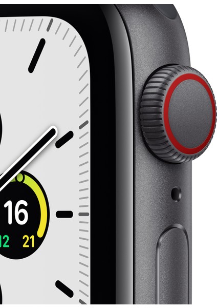 Watch Se Gps + Cellular, 40MM Uzay Grisi Alüminyum Kasa ve Siyah Spor Kordon - MKR23TU/A fiyatları