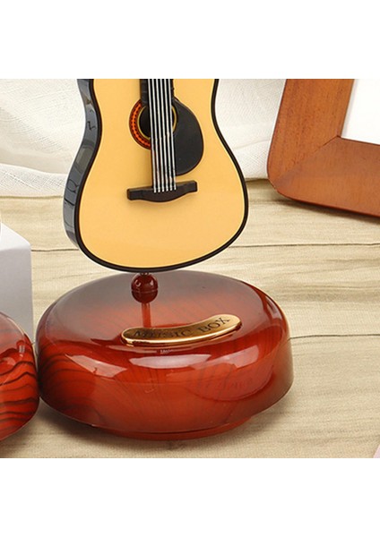 Klasik Enstrüman Müzik Kutuları Oturma Odası Gitar Için Retro Tarzı Müzik Kutusu (Yurt Dışından)
