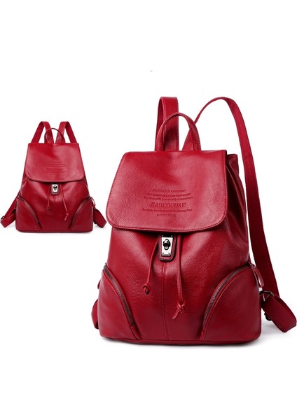 M58-2 Hırsızlık Önleyici Büyük Kapasiteli Torba Kırmızı (Yurt Dışından) fiyatları