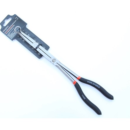 Worldforce 13" 340 mm Mafsallı Uzun Buji Pensesi Halka Çene S2 Çelik Malzeme Profesyonel Alet
